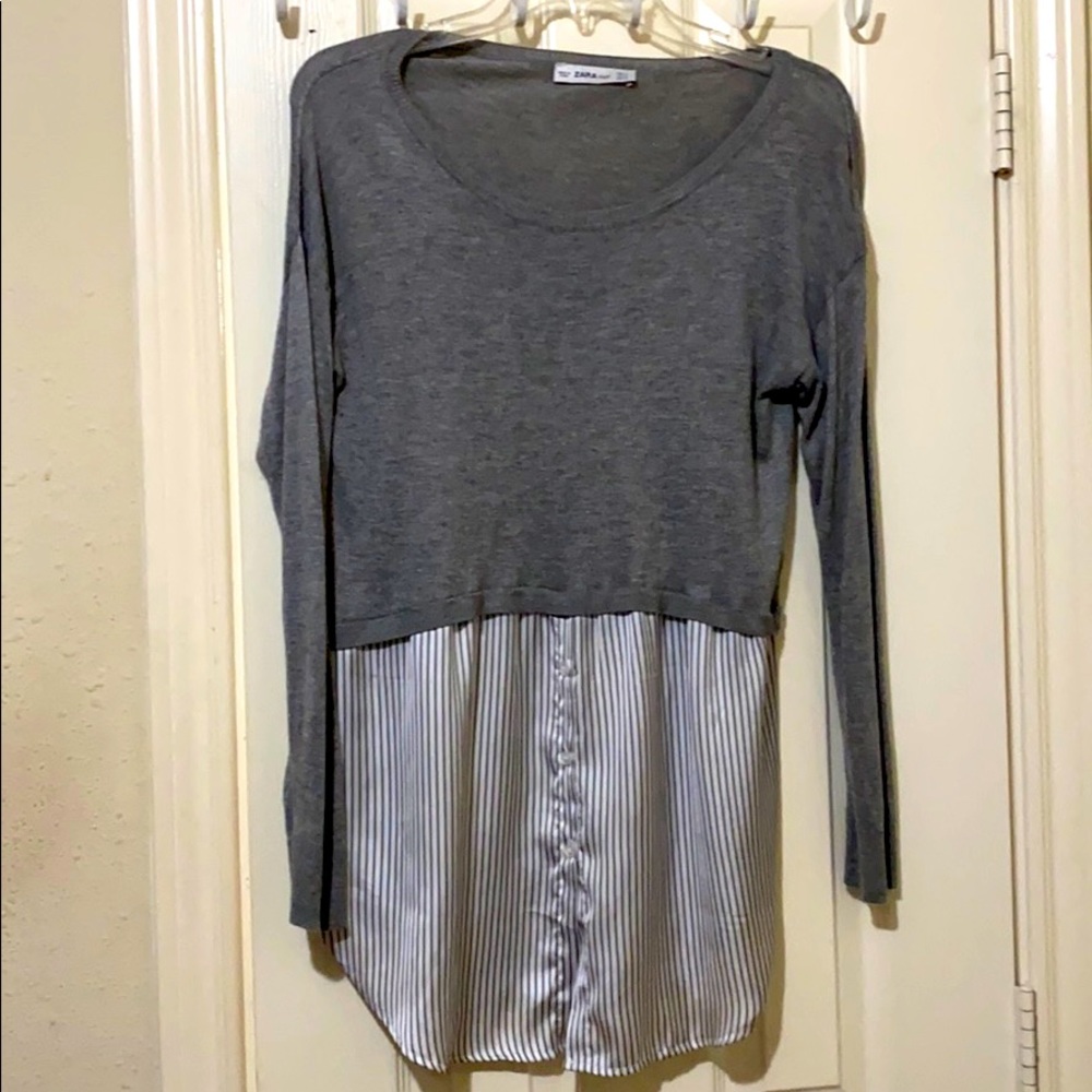 Zara knit blouse